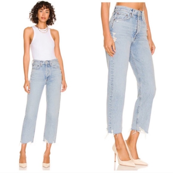 Agolde Denim - Agolde 90's Crop in Nerve